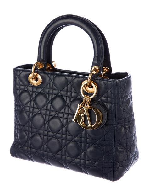 christian dior medium lady dior|Christian Dior Lady Dior handbag.